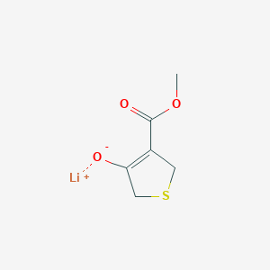 molecular formula C6H7LiO3S B2555128 4-甲氧羰基-2,5-二氢噻吩-3-酚锂 CAS No. 2305627-38-5