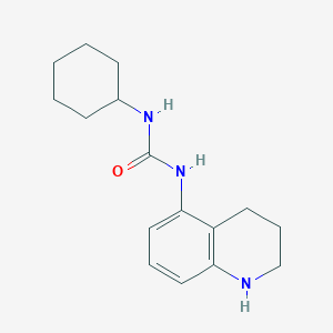 3-Cyclohexyl-1-(1,2,3,4-tetrahydroquinolin-5-yl)urea