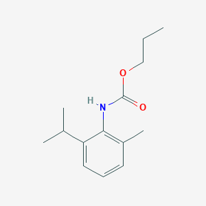 molecular formula C14H21NO2 B255514 Propyl (2-isopropyl-6-methylphenyl)carbamate 