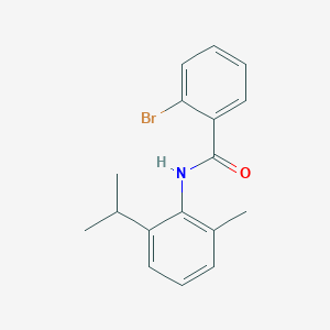 molecular formula C17H18BrNO B255515 2-bromo-N-(2-isopropyl-6-methylphenyl)benzamide 
