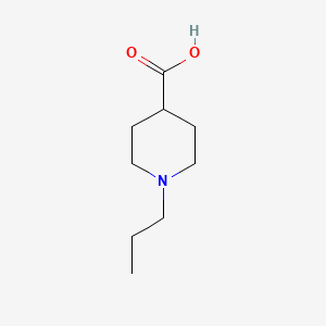molecular formula C9H17NO2 B2555182 1-Propylpiperidine-4-carboxylic acid CAS No. 789471-15-4