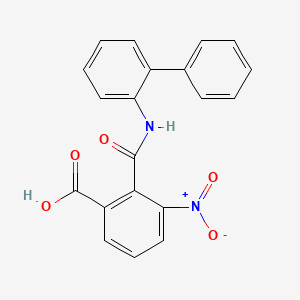 molecular formula C20H14N2O5 B2555201 2-({[1,1'-Biphenyl]-2-yl}carbamoyl)-3-nitrobenzoic acid CAS No. 2305475-86-7
