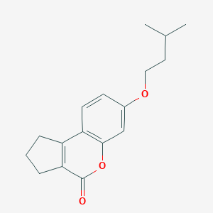 molecular formula C17H20O3 B255521 7-(isopentyloxy)-2,3-dihydrocyclopenta[c]chromen-4(1H)-one 