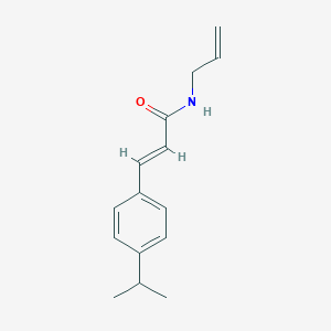 molecular formula C15H19NO B255528 N-allyl-3-(4-isopropylphenyl)acrylamide 