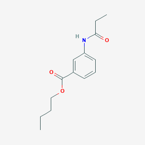 molecular formula C14H19NO3 B255530 Butyl 3-(propionylamino)benzoate 