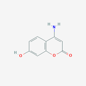 molecular formula C9H7NO3 B2555398 4-氨基-7-羟基-2H-色酮 CAS No. 244049-27-2