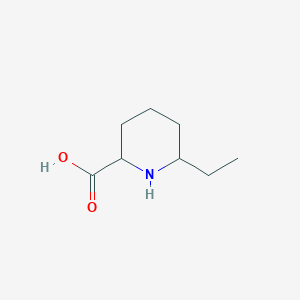molecular formula C8H15NO2 B2555526 6-ethylpiperidine-2-carboxylic Acid CAS No. 1037471-93-4