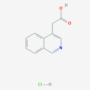 2-(Isoquinolin-4-yl)acetic acid hydrochloride