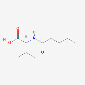 3-Methyl-2-(2-methylpentanamido)butanoic acid
