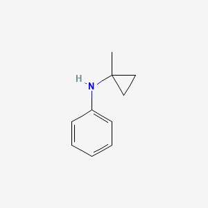 molecular formula C10H13N B2555688 N-(1-甲基环丙基)苯胺 CAS No. 400777-73-3