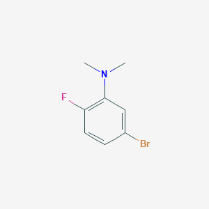 molecular formula C8H9BrFN B2555760 5-溴-2-氟-N,N-二甲基苯胺 CAS No. 1352214-46-0