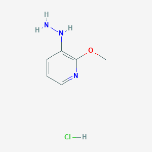 molecular formula C6H10ClN3O B2555770 3-肼基-2-甲氧基吡啶盐酸盐 CAS No. 2197052-92-7