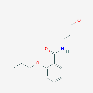 molecular formula C14H21NO3 B255579 N-(3-methoxypropyl)-2-propoxybenzamide 