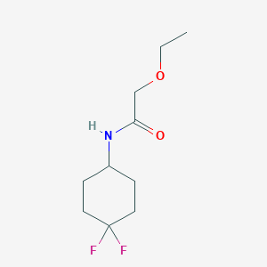molecular formula C10H17F2NO2 B2555792 N-(4,4-difluorocyclohexyl)-2-ethoxyacetamide CAS No. 1854000-29-5