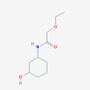 molecular formula C10H19NO3 B2555830 2-乙氧基-N-(3-羟基环己基)乙酰胺 CAS No. 1339243-50-3