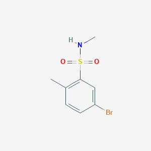 molecular formula C8H10BrNO2S B2555854 5-bromo-N,2-dimethylbenzenesulfonamide CAS No. 204850-96-4