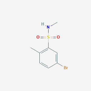 molecular formula C8H10BrNO2S B2555854 5-溴-N,2-二甲基苯磺酰胺 CAS No. 204850-96-4