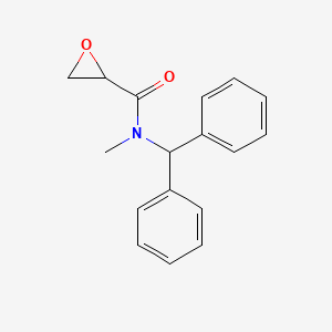 N-Benzhydryl-N-methyloxirane-2-carboxamide