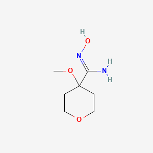 N'-hydroxy-4-methoxyoxane-4-carboximidamide