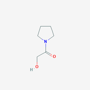 molecular formula C6H11NO2 B2555919 2-Hydroxy-1-(pyrrolidin-1-yl)ethan-1-one CAS No. 45657-97-4