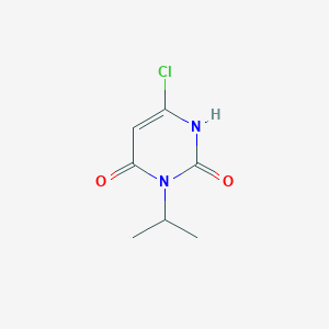 molecular formula C7H9ClN2O2 B2555938 6-氯-3-(异丙基)-1,2,3,4-四氢嘧啶-2,4-二酮 CAS No. 887581-47-7