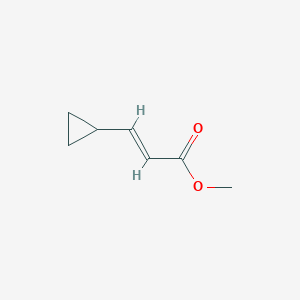 molecular formula C7H10O2 B2555944 Methyl 3-cyclopropylacrylate CAS No. 59939-11-6; 98272-33-4