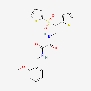 N-(2-methoxybenzyl)-N'-[2-(2-thienyl)-2-(2-thienylsulfonyl)ethyl]ethanediamide