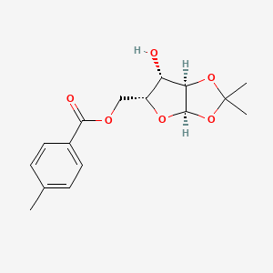 ((3aR,5R,6S,6aR)-6-hydroxy-2,2-dimethyltetrahydrofuro[2,3-d][1,3]dioxol-5-yl)methyl 4-methylbenzoate