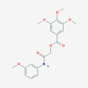 [2-(3-Methoxyanilino)-2-oxoethyl] 3,4,5-trimethoxybenzoate