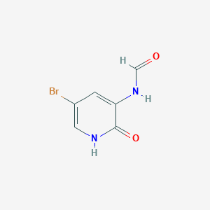 molecular formula C6H5BrN2O2 B2556017 N-(5-Bromo-2-hydroxypyridin-3-yl)formamide CAS No. 1820683-69-9