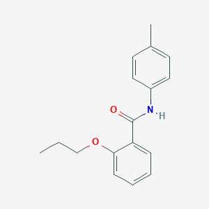 molecular formula C17H19NO2 B255603 N-(4-methylphenyl)-2-propoxybenzamide 