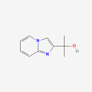 molecular formula C10H12N2O B2556034 2-Imidazo[1,2-a]pyridin-2-ylpropan-2-ol CAS No. 361367-25-1