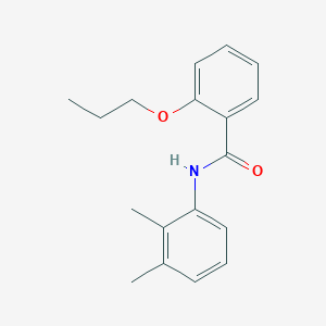 molecular formula C18H21NO2 B255605 N-(2,3-dimethylphenyl)-2-propoxybenzamide 