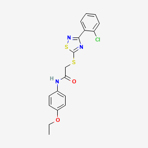 2-((3-(2-chlorophenyl)-1,2,4-thiadiazol-5-yl)thio)-N-(4-ethoxyphenyl)acetamide