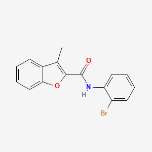molecular formula C16H12BrNO2 B2556086 N-(2-bromophenyl)-3-methyl-1-benzofuran-2-carboxamide CAS No. 325730-83-4