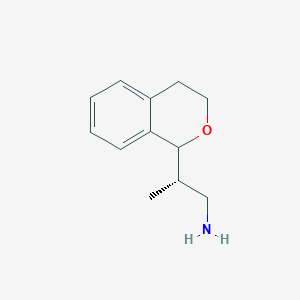 (2S)-2-(3,4-Dihydro-1H-isochromen-1-yl)propan-1-amine