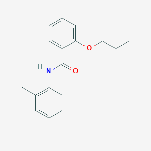 molecular formula C18H21NO2 B255617 N-(2,4-dimethylphenyl)-2-propoxybenzamide 
