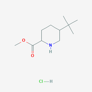 Methyl 5-tert-butylpiperidine-2-carboxylate;hydrochloride