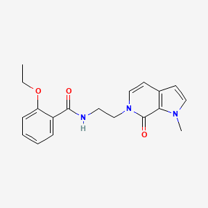 2-ethoxy-N-(2-(1-methyl-7-oxo-1H-pyrrolo[2,3-c]pyridin-6(7H)-yl)ethyl)benzamide