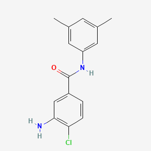 3-amino-4-chloro-N-(3,5-dimethylphenyl)benzamide