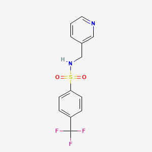 N-(pyridin-3-ylmethyl)-4-(trifluoromethyl)benzenesulfonamide