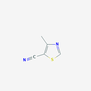 molecular formula C5H4N2S B2556316 4-甲基-1,3-噻唑-5-碳腈 CAS No. 408526-37-4