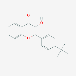 molecular formula C19H18O3 B255640 2-(4-tert-butylphenyl)-3-hydroxy-4H-chromen-4-one 
