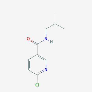 molecular formula C10H13ClN2O B2556458 6-氯-N-(2-甲基丙基)吡啶-3-羧酰胺 CAS No. 585544-25-8
