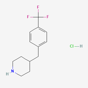 B2556518 4-(4-(Trifluoromethyl)benzyl)piperidine hydrochloride CAS No. 193357-81-2