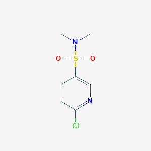 molecular formula C7H9ClN2O2S B2556556 6-chloro-N,N-dimethylpyridine-3-sulfonamide CAS No. 52480-31-6