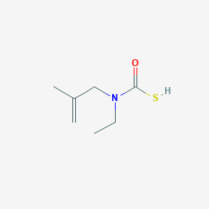 molecular formula C7H13NOS B025566 ethyl(2-methylprop-2-enyl)carbamothioic S-acid CAS No. 102450-87-3