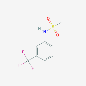 molecular formula C8H8F3NO2S B255666 N-[3-(trifluoromethyl)phenyl]methanesulfonamide 