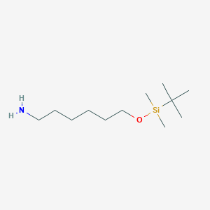 molecular formula C12H29NOSi B2556704 6-((tert-Butyldimethylsilyl)oxy)hexan-1-amine CAS No. 124883-99-4