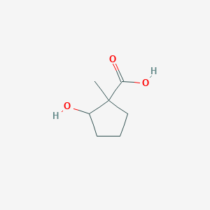 molecular formula C7H12O3 B2556706 2-Hydroxy-1-methylcyclopentane-1-carboxylic acid CAS No. 1354427-64-7